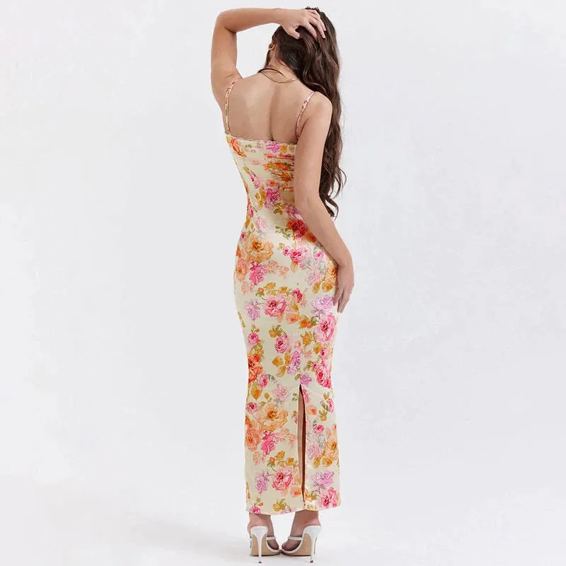 Aliviana Floral Maxi Dress