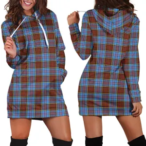 Anderson Modern Tartan Hoodie Dress