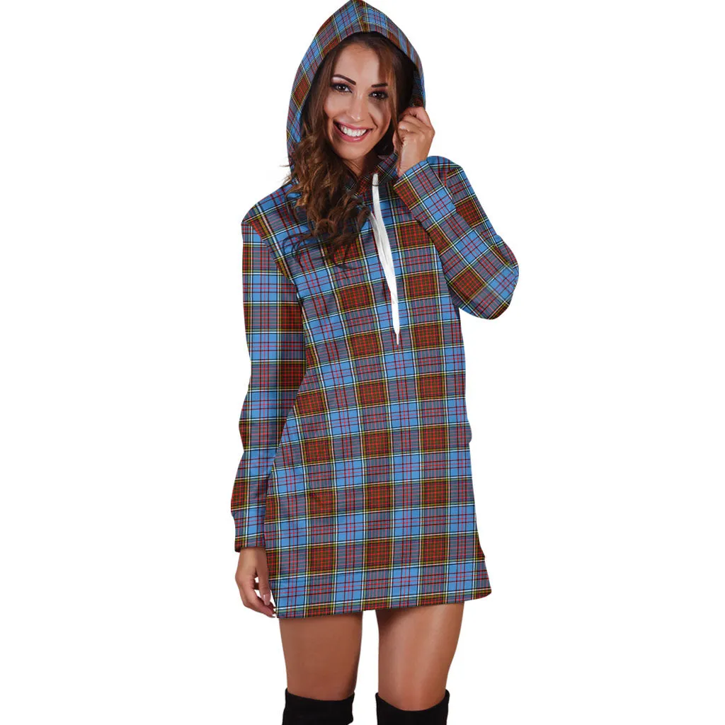 Anderson Modern Tartan Hoodie Dress