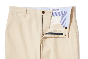 Beech (Slim) - Stone Belgian Twill Chino