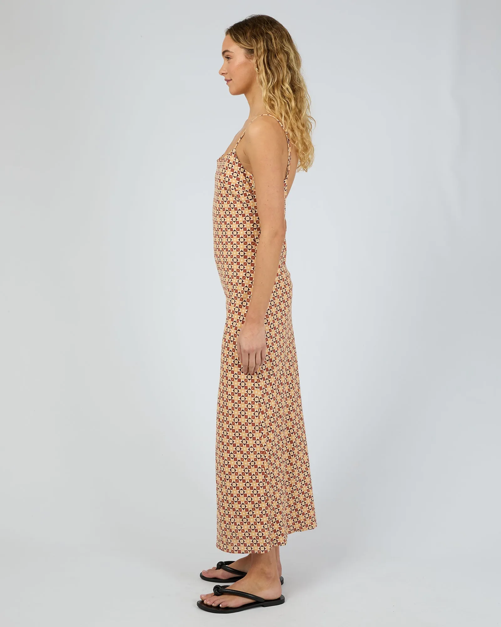 Belize Print Maxi Dress