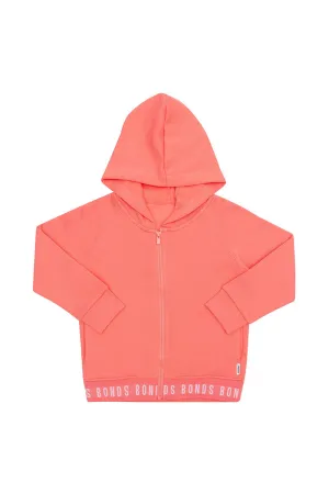 Bonds Logo Fleece Hoodie - Salmon Dance