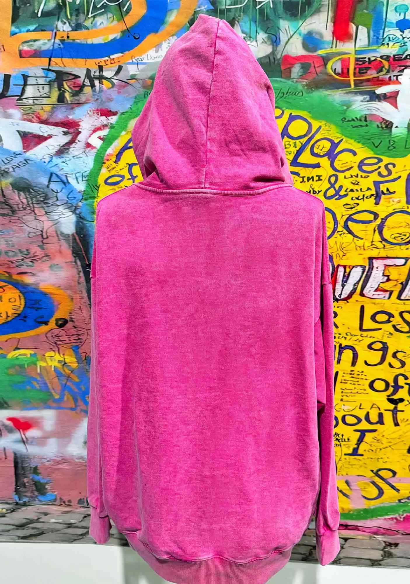 Bxxches With Tattoos Fxxk Better Y2K Washed Hoodie Cherrykitten