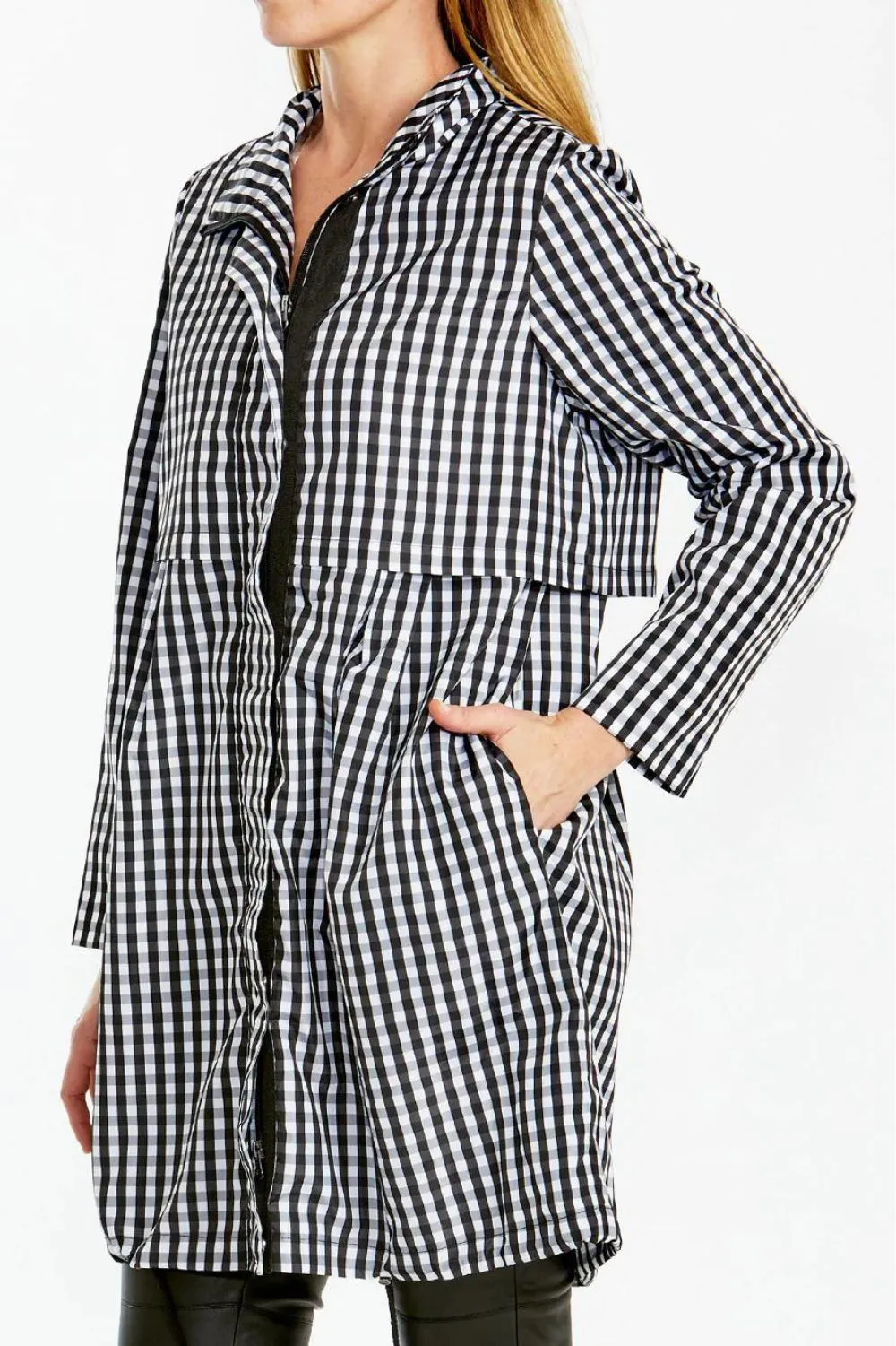 Check Anorak Jacket | Black/White Check