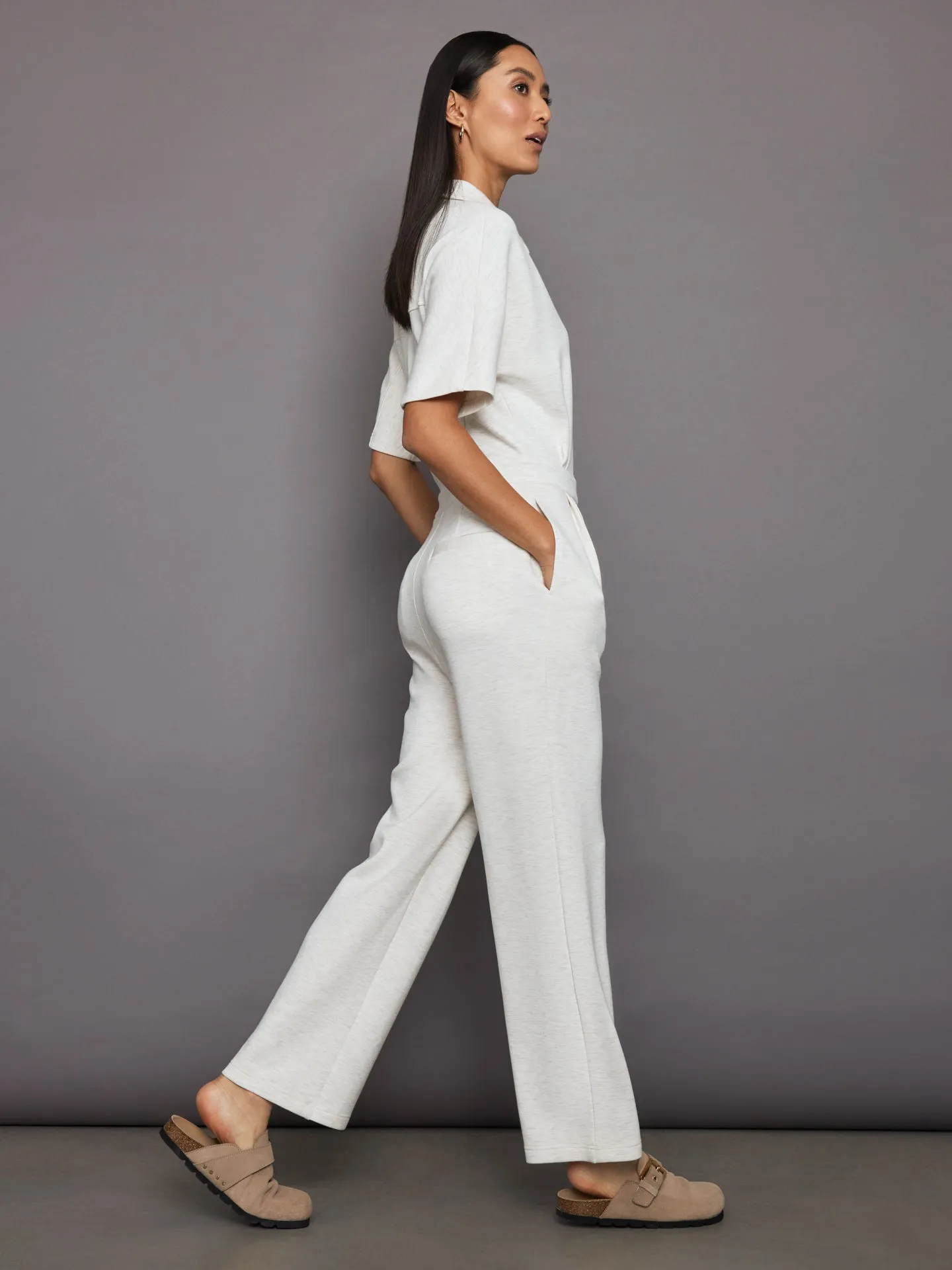 Corrine Jumpsuit - Ivory Marl