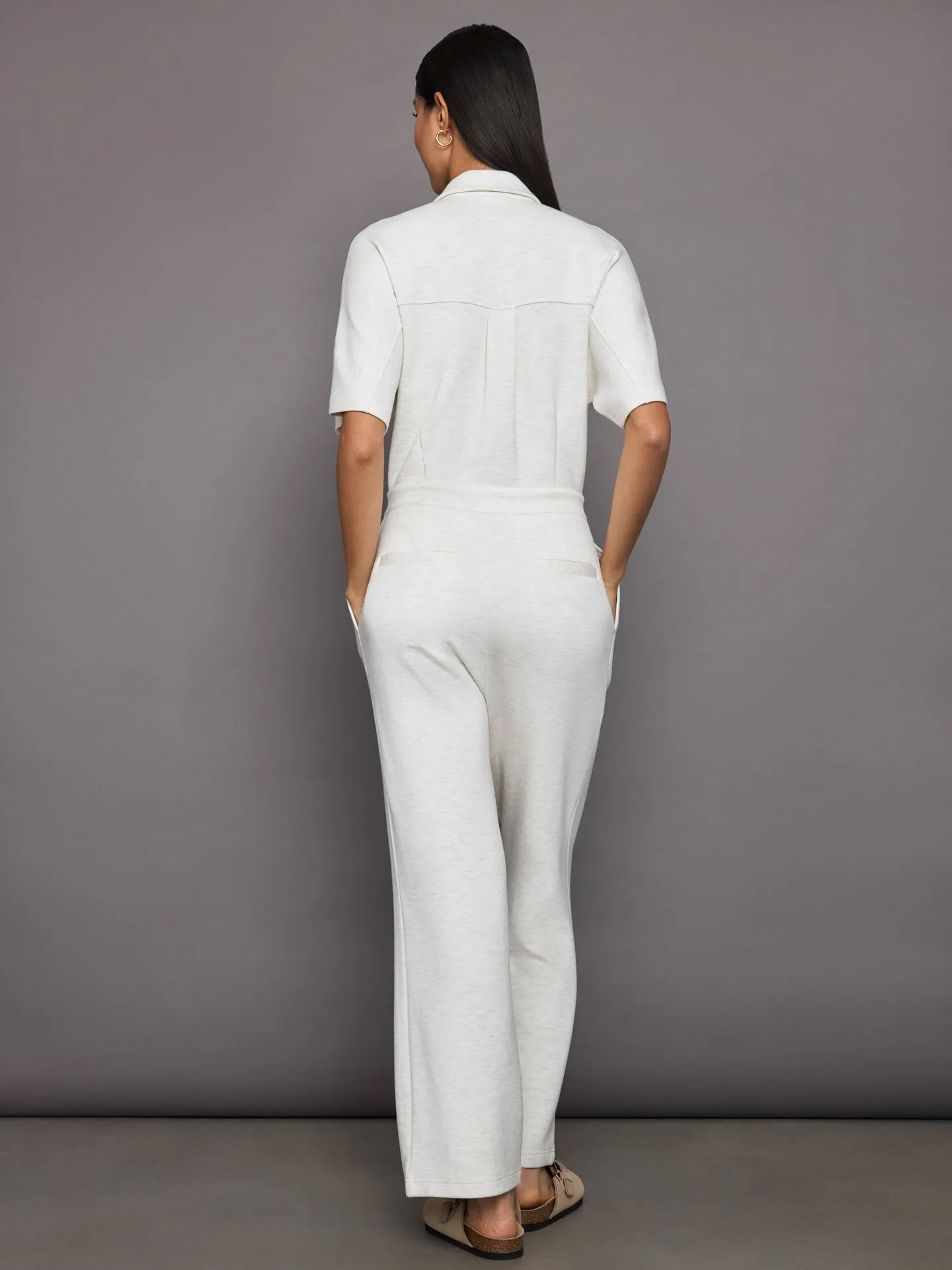 Corrine Jumpsuit - Ivory Marl