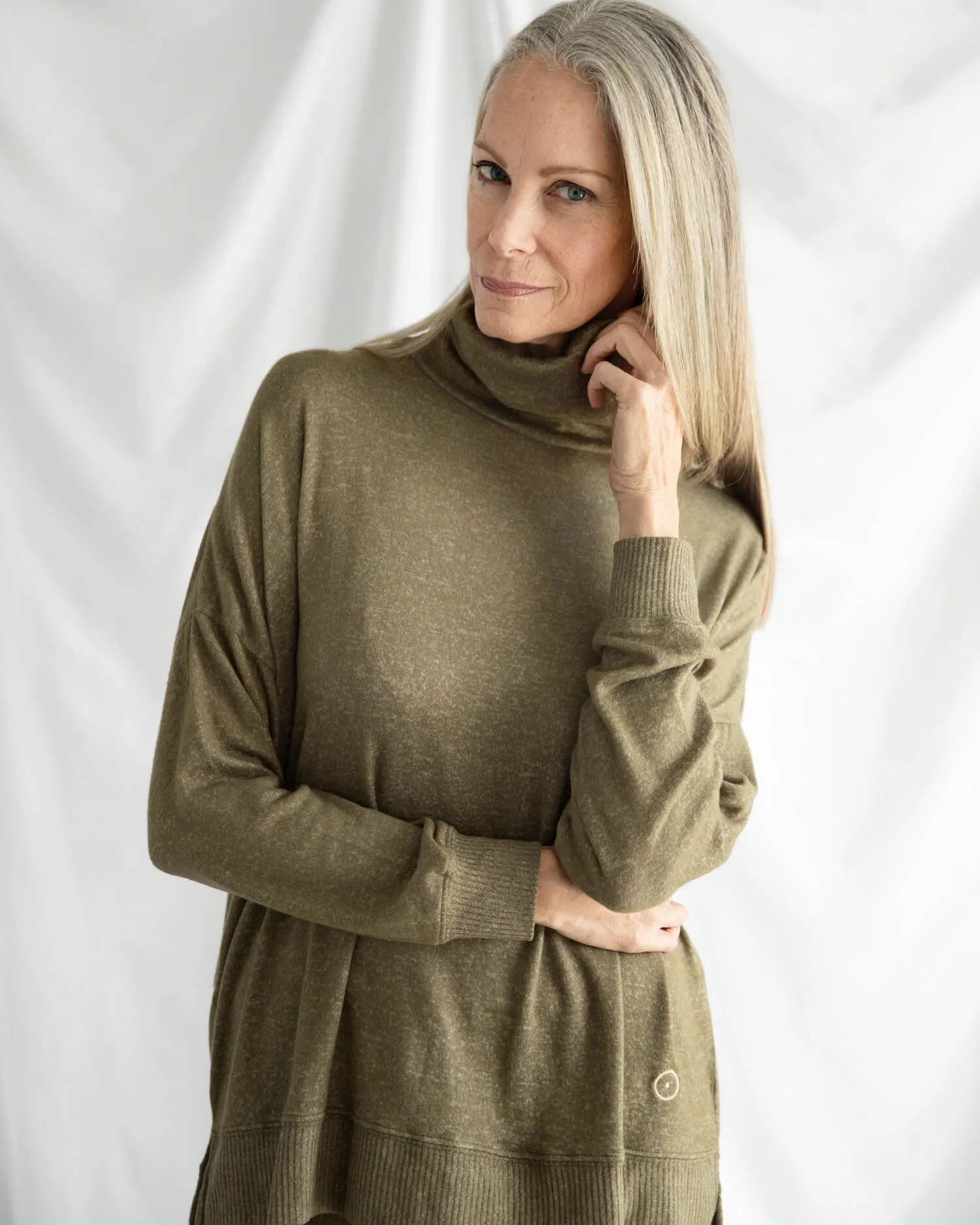 Cosset Relaxed Turtleneck