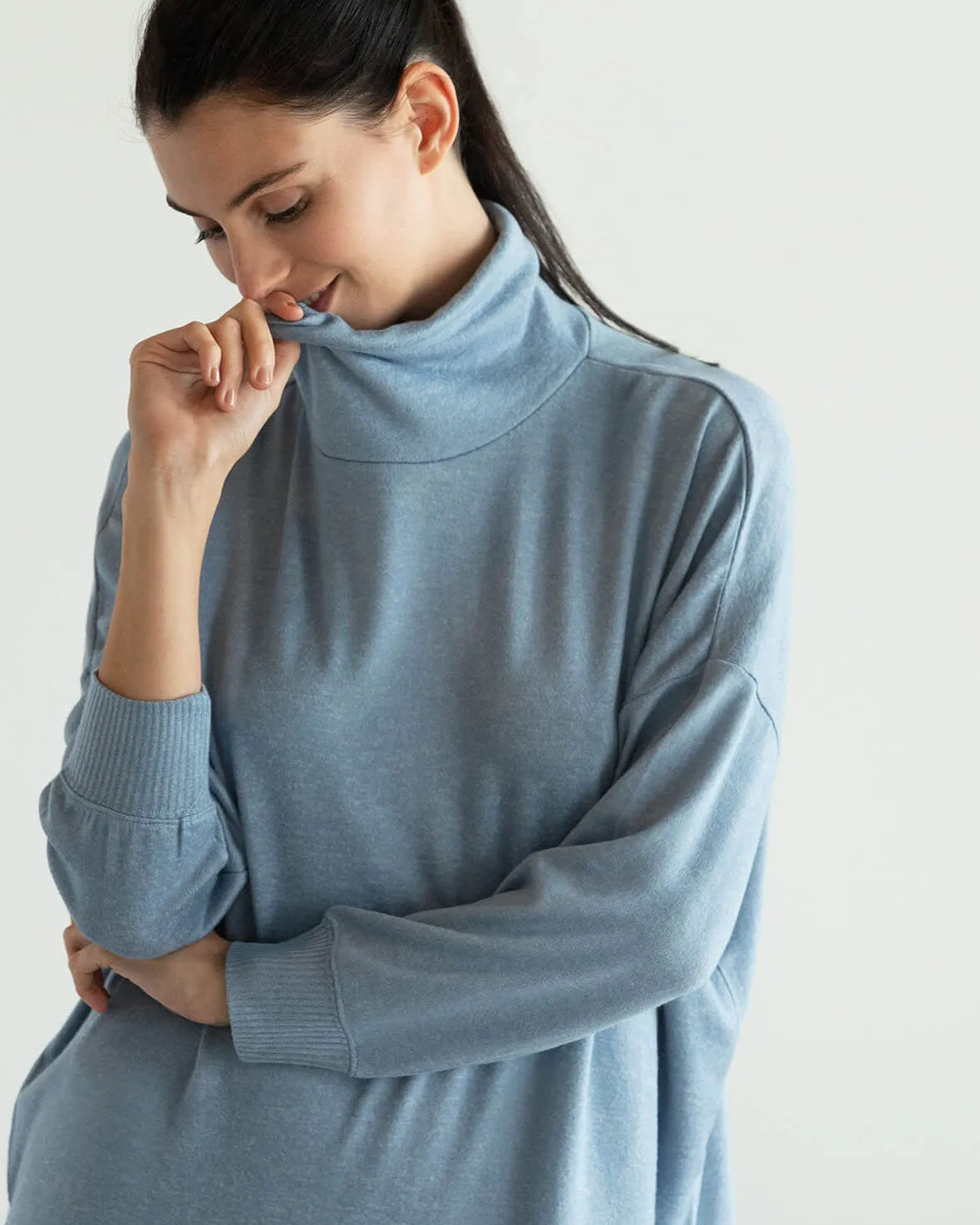 Cosset Relaxed Turtleneck