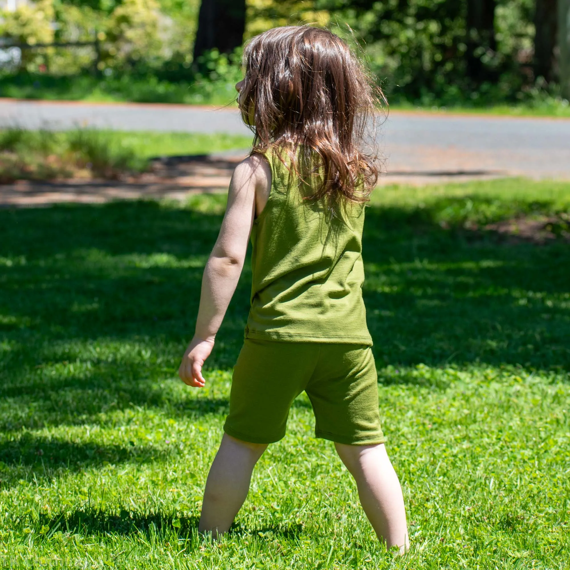 Custom Merino Wool Base Shorts - Kids