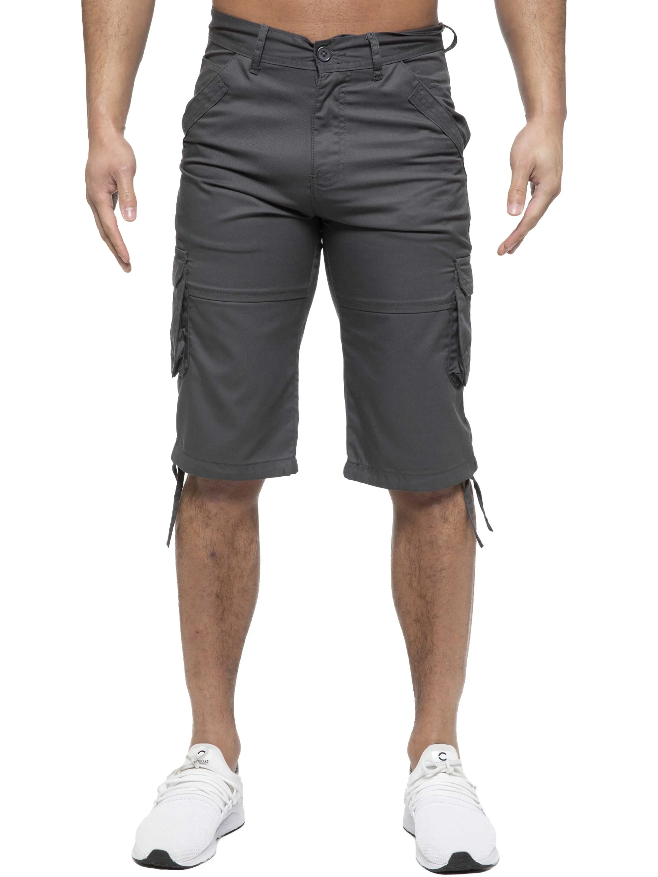 Enzo | Mens Cargo Combat Shorts