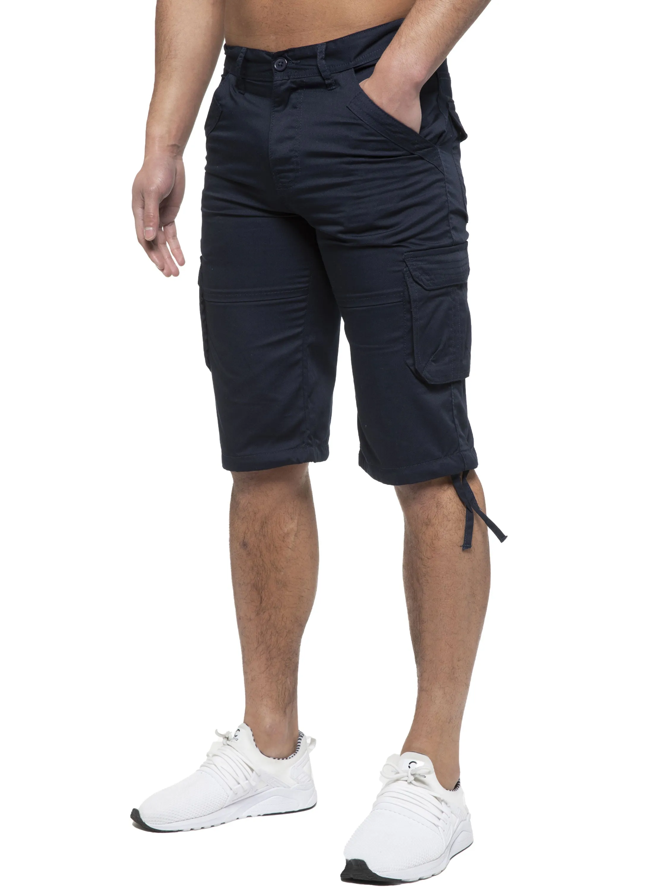 Enzo | Mens Cargo Combat Shorts