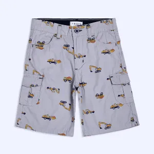 Excavator Print Shorts