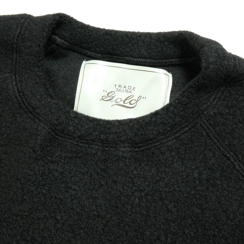 GOLD - SUPER 140'S WOOL FLEECE RAGLAN CREW NECK SHIRT - GL69015