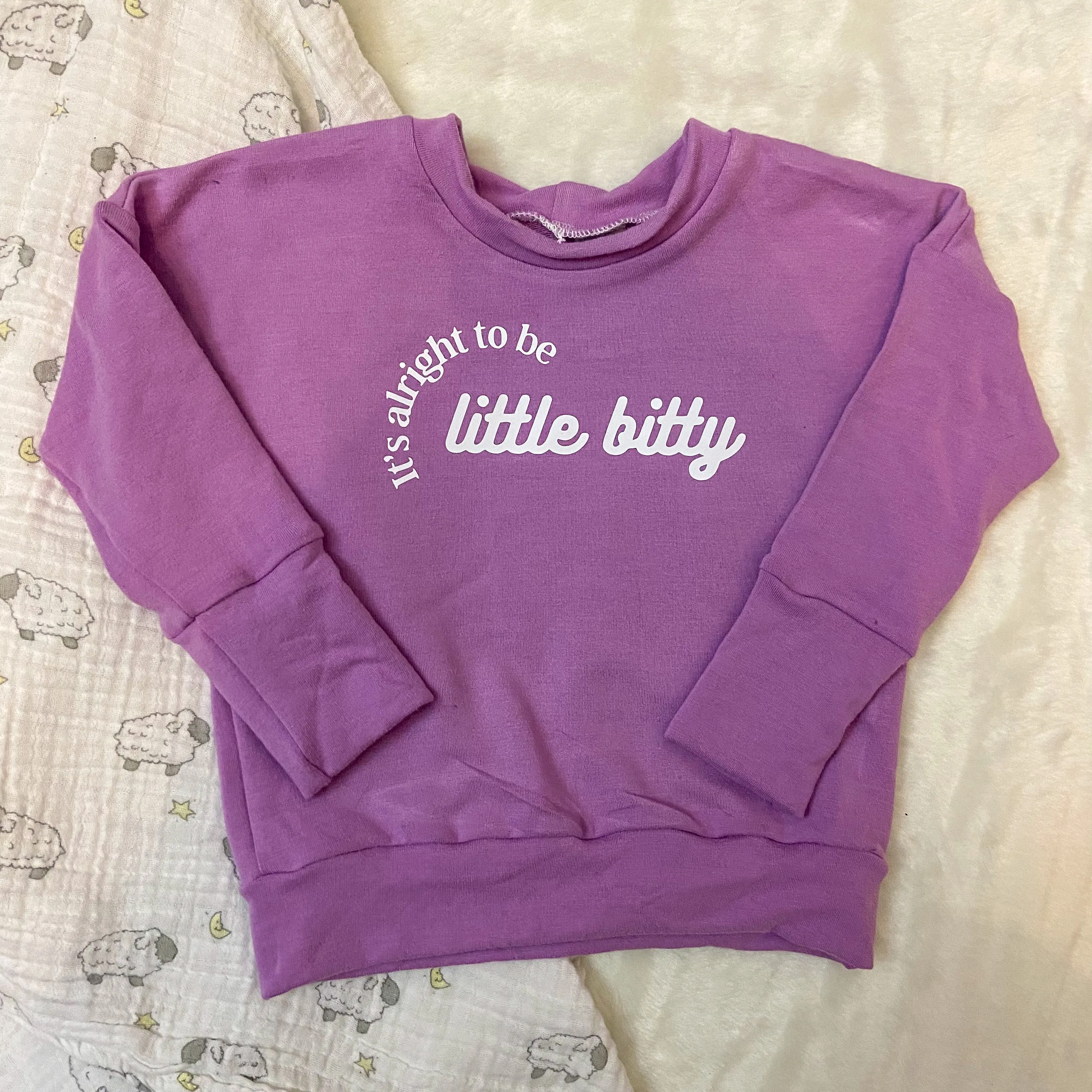 Grow With Me Slouchy Crewneck - Little Bitty