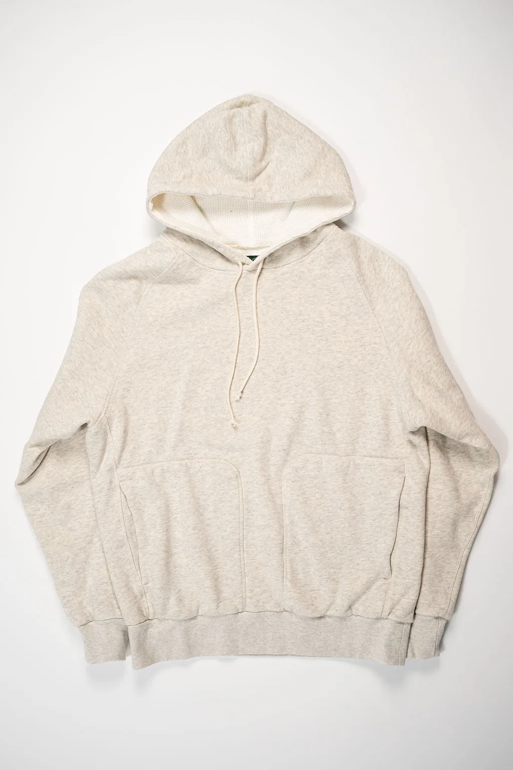 Knickerbocker Double Face Waffle Hoodie - Oat Grey