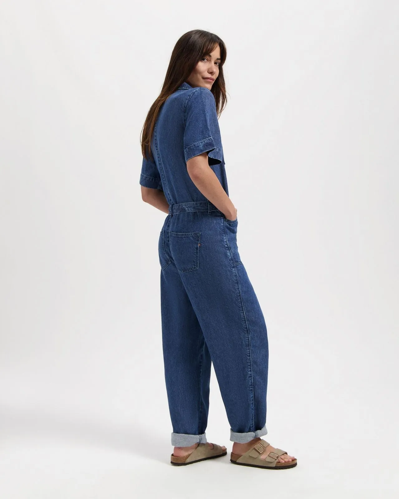 KUYICHI June boilersuit worker blue women