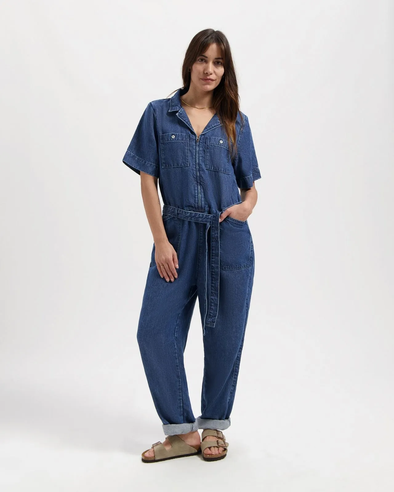 KUYICHI June boilersuit worker blue women