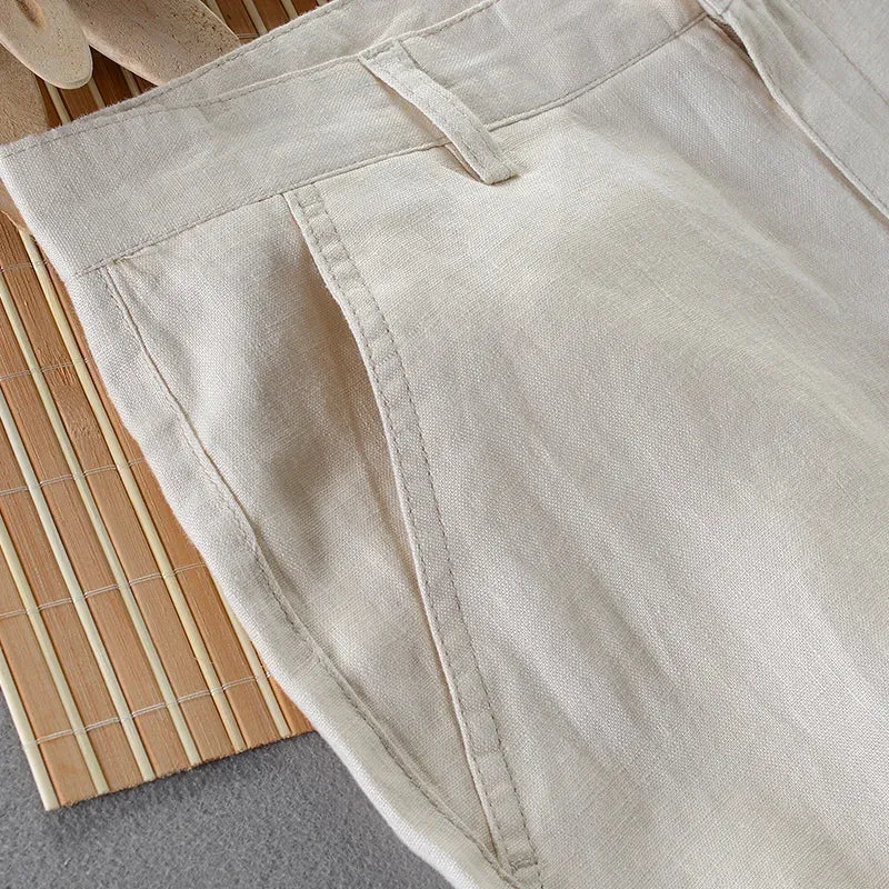 Linen casual pants