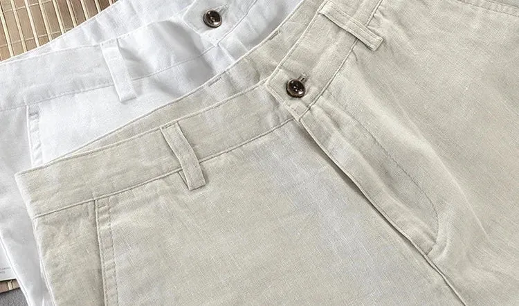 Linen casual pants