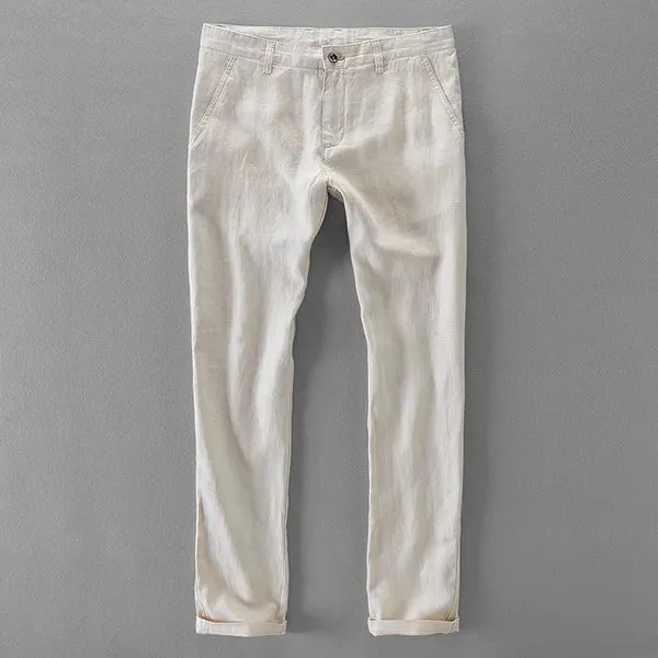 Linen casual pants