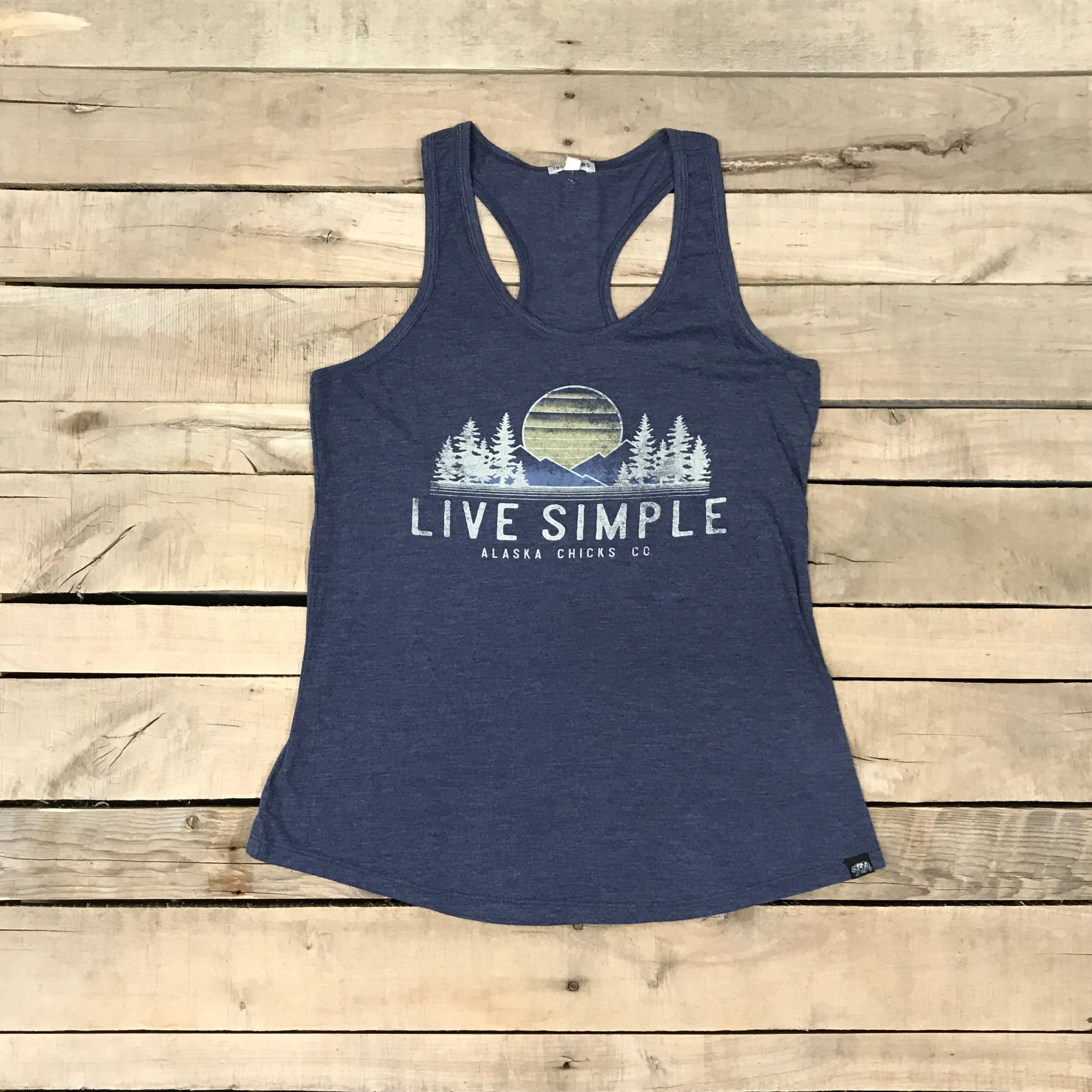 Live Simple Sunset Tank