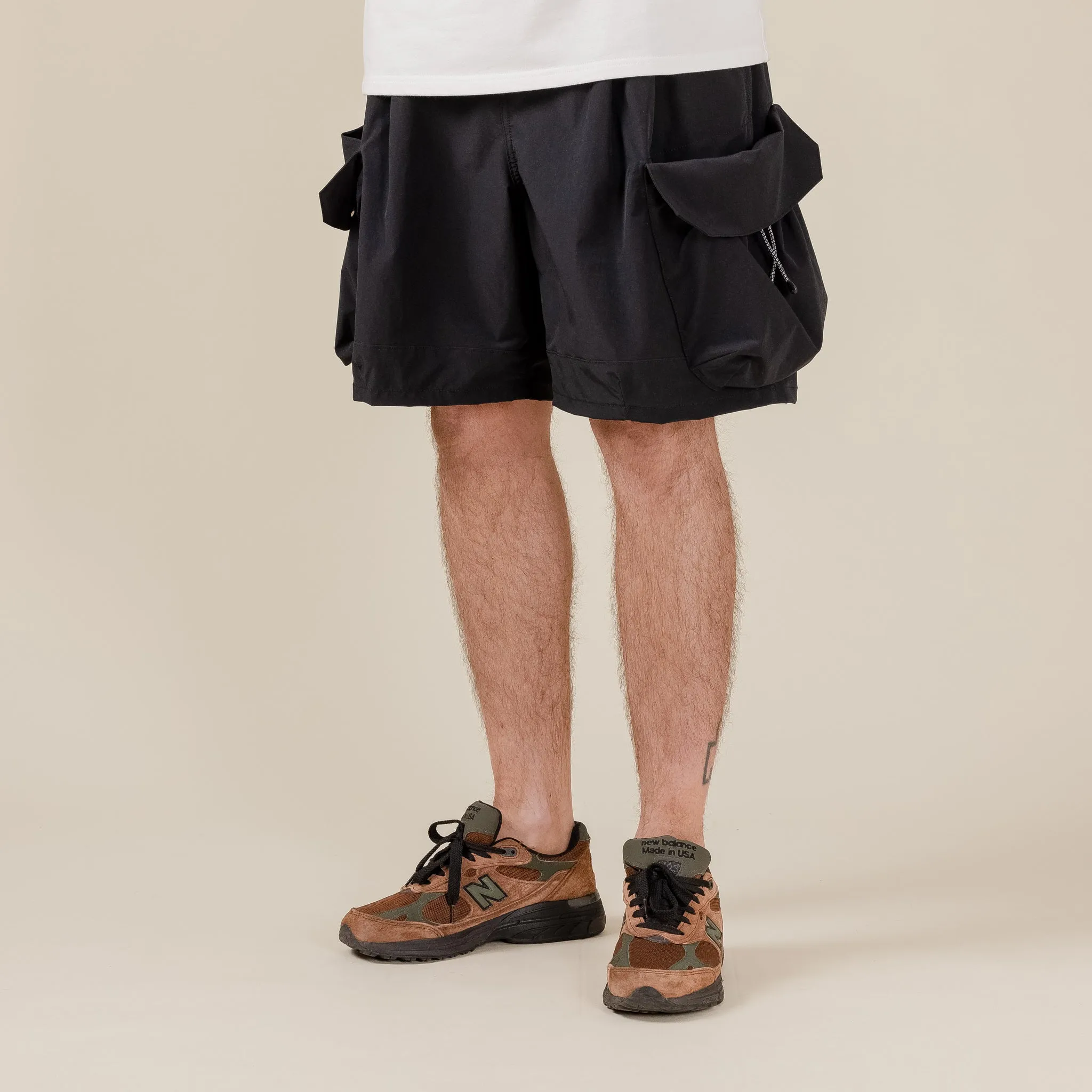 Meanswhile - Luggage Cargo Shorts - Lamp Black