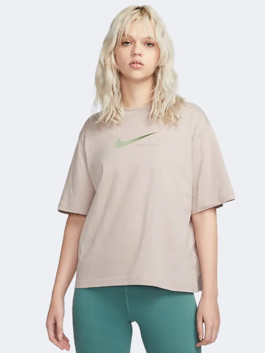 Nike Sportswear Womens Lifestyle T-Shirt in Diffused Taupe: Comfort and Style Combined