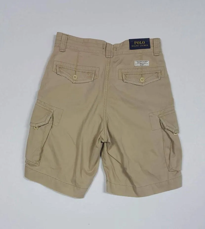 Nwt Polo Ralph Lauren Soft Almond Cargo Shorts