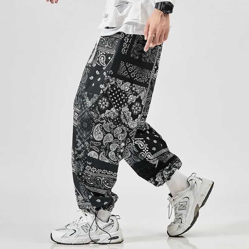 Paisley Bandana Pattern Pants