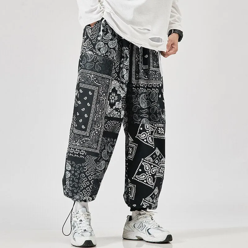 Paisley Bandana Pattern Pants