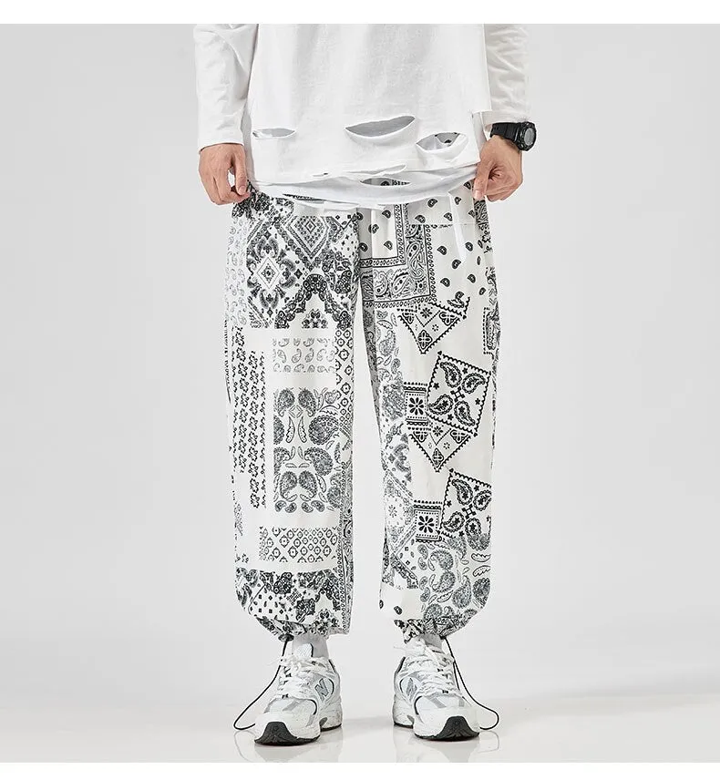 Paisley Bandana Pattern Pants