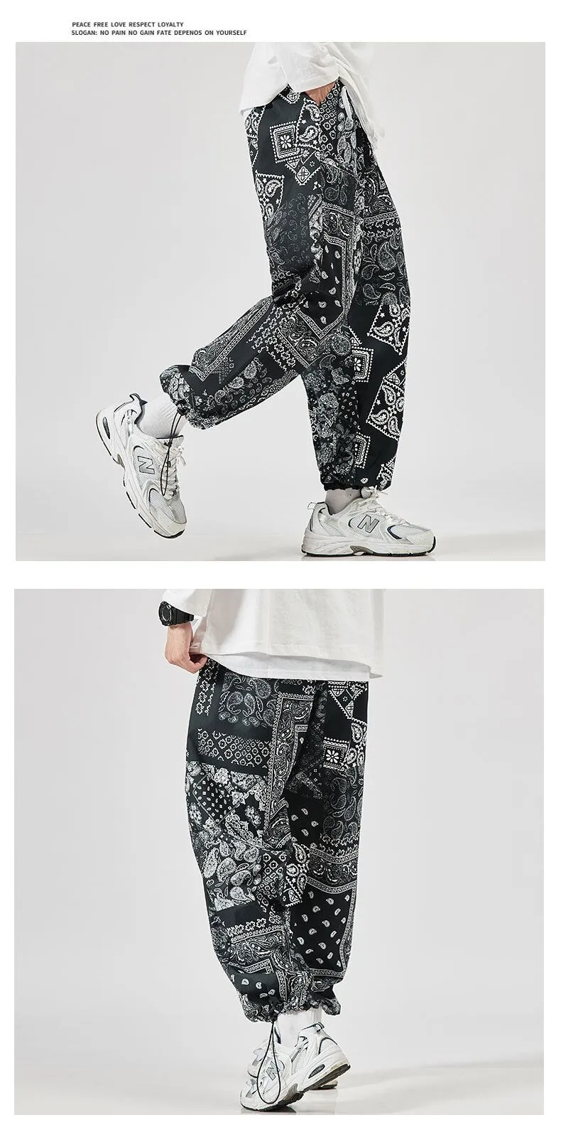 Paisley Bandana Pattern Pants