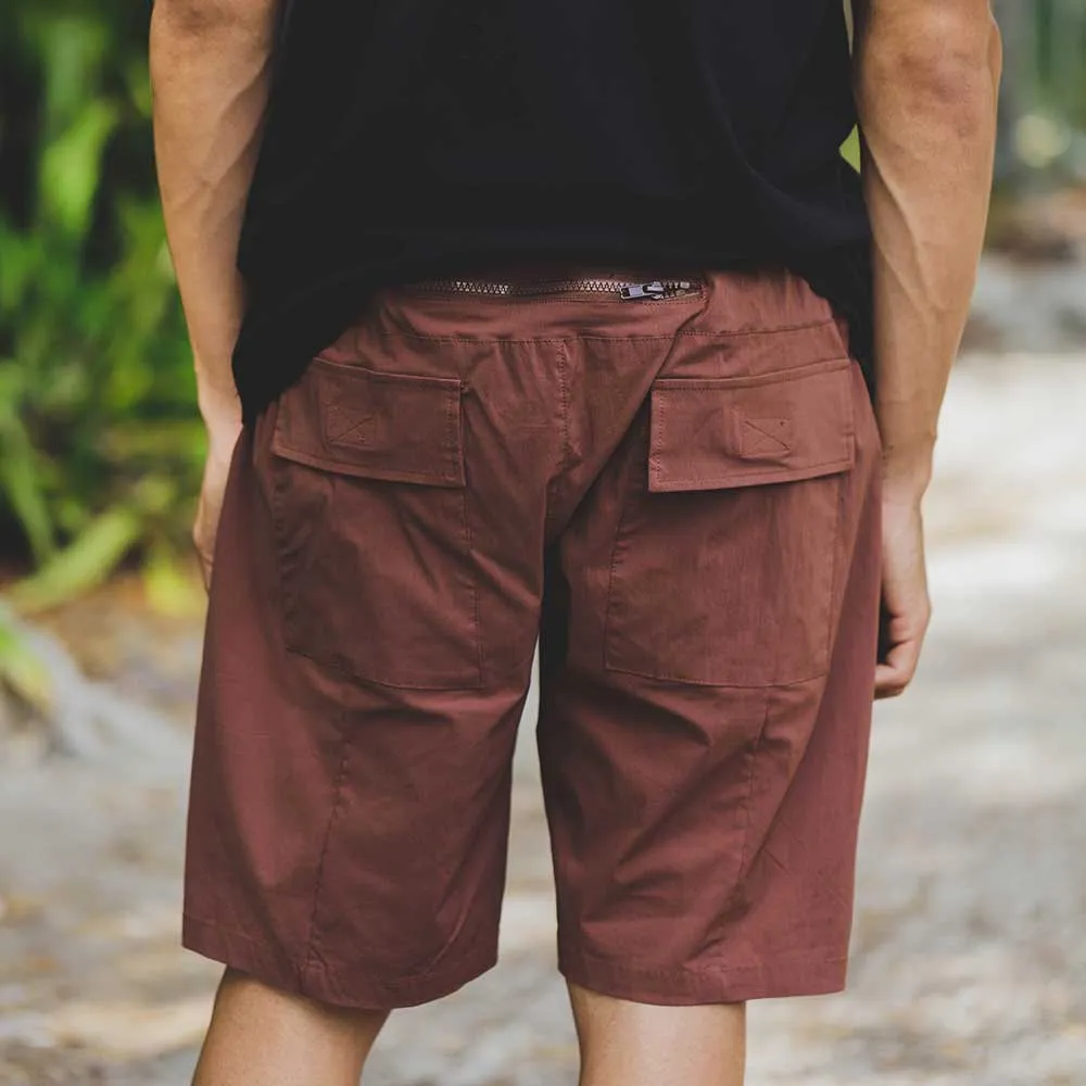 Patriot Nylon Cargo Short Brown