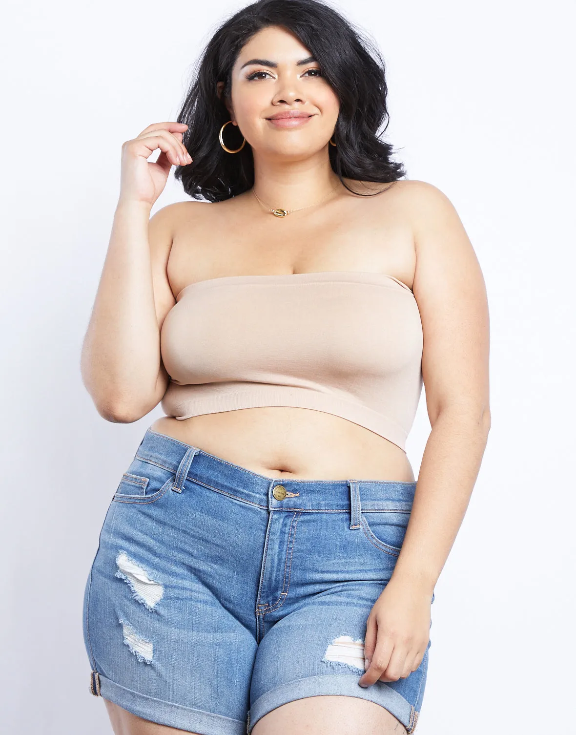 Plus Size Sweet And Simple Bandeau