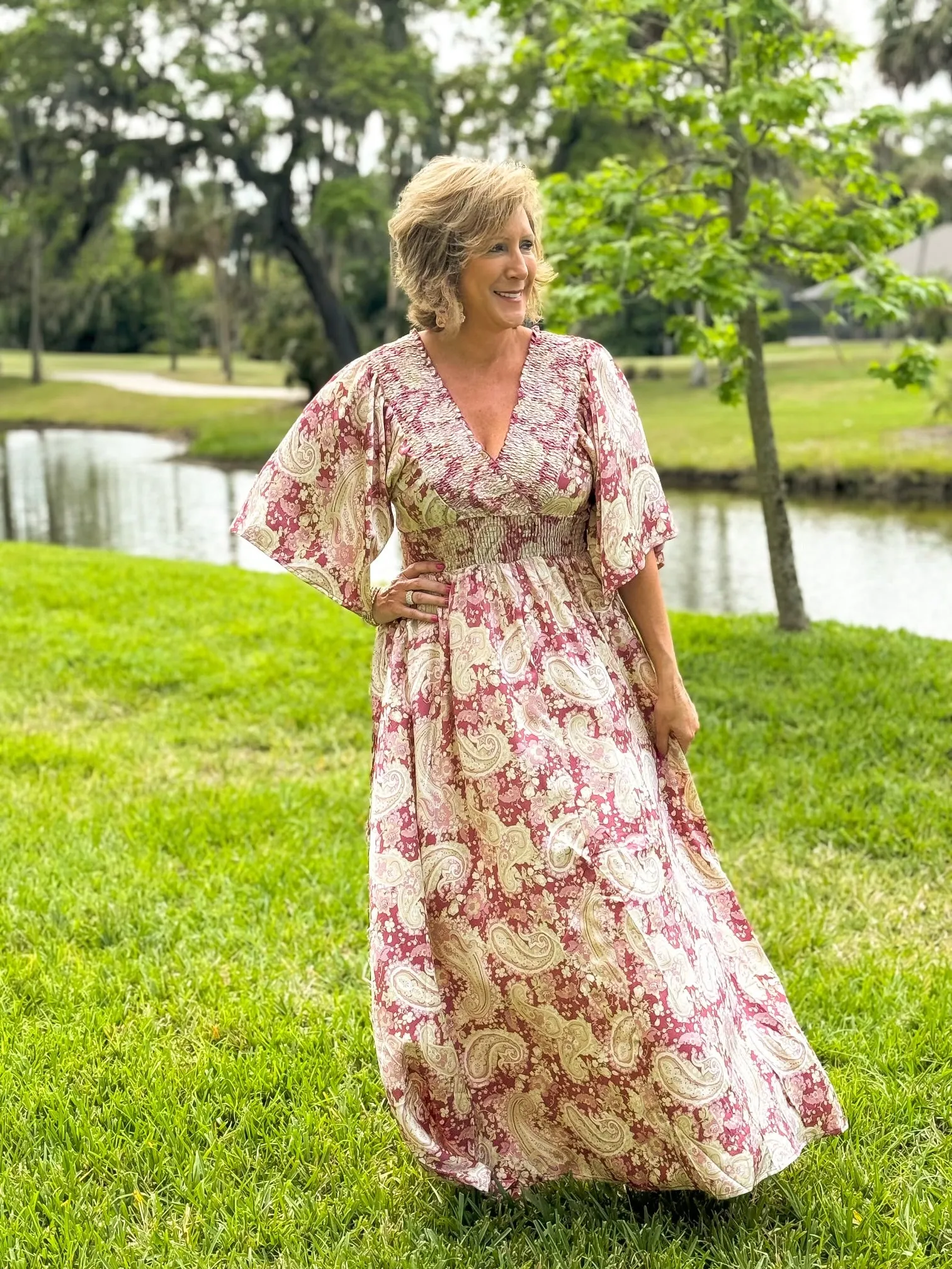 Pretty Paisley Maxi