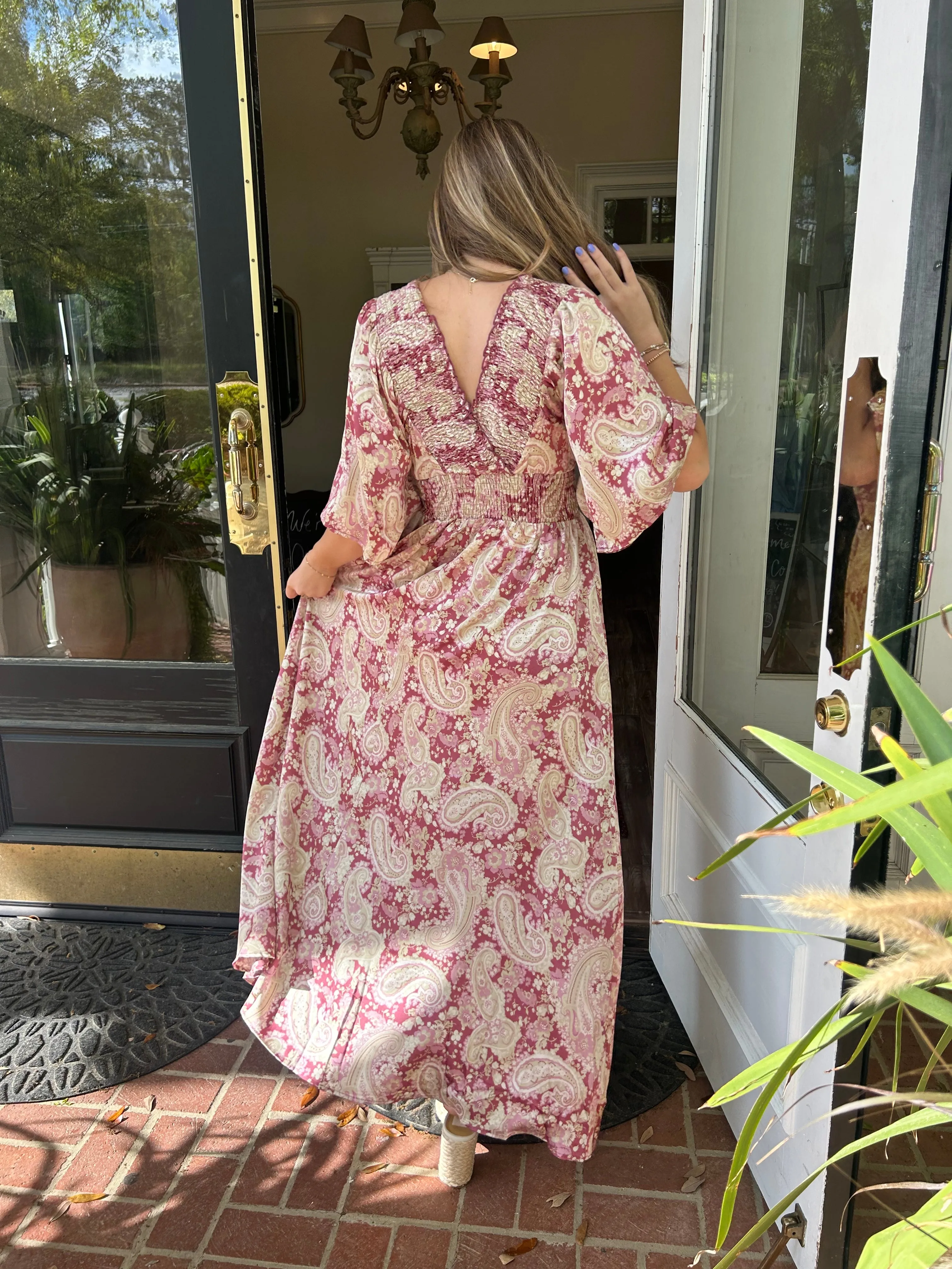 Pretty Paisley Maxi