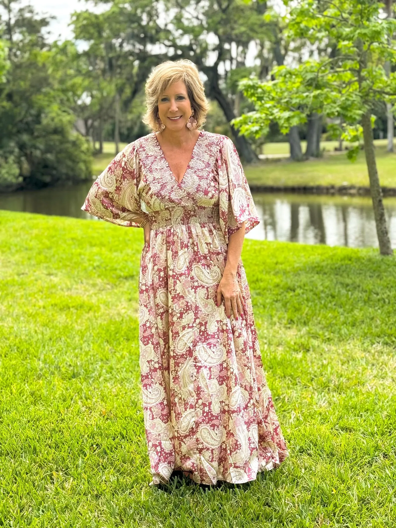 Pretty Paisley Maxi