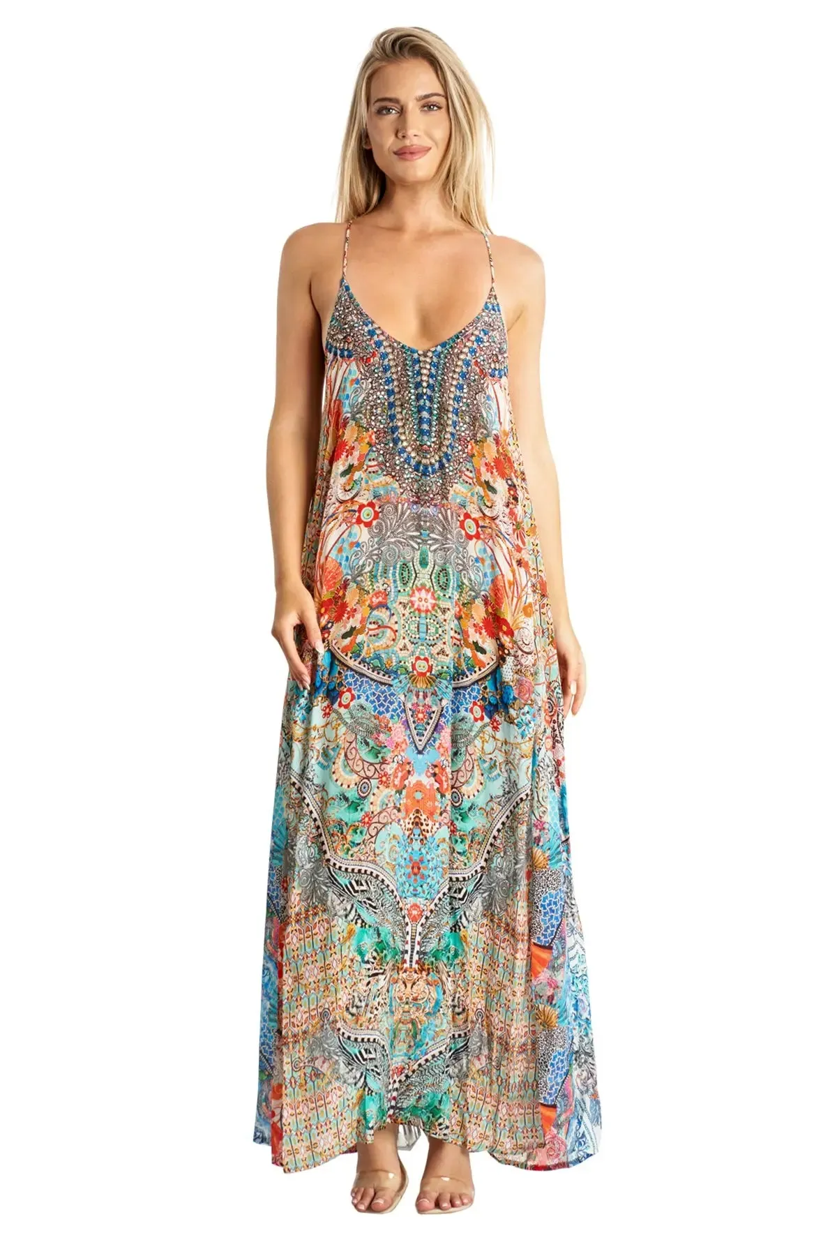 Racerback Maxi Dresses for Women