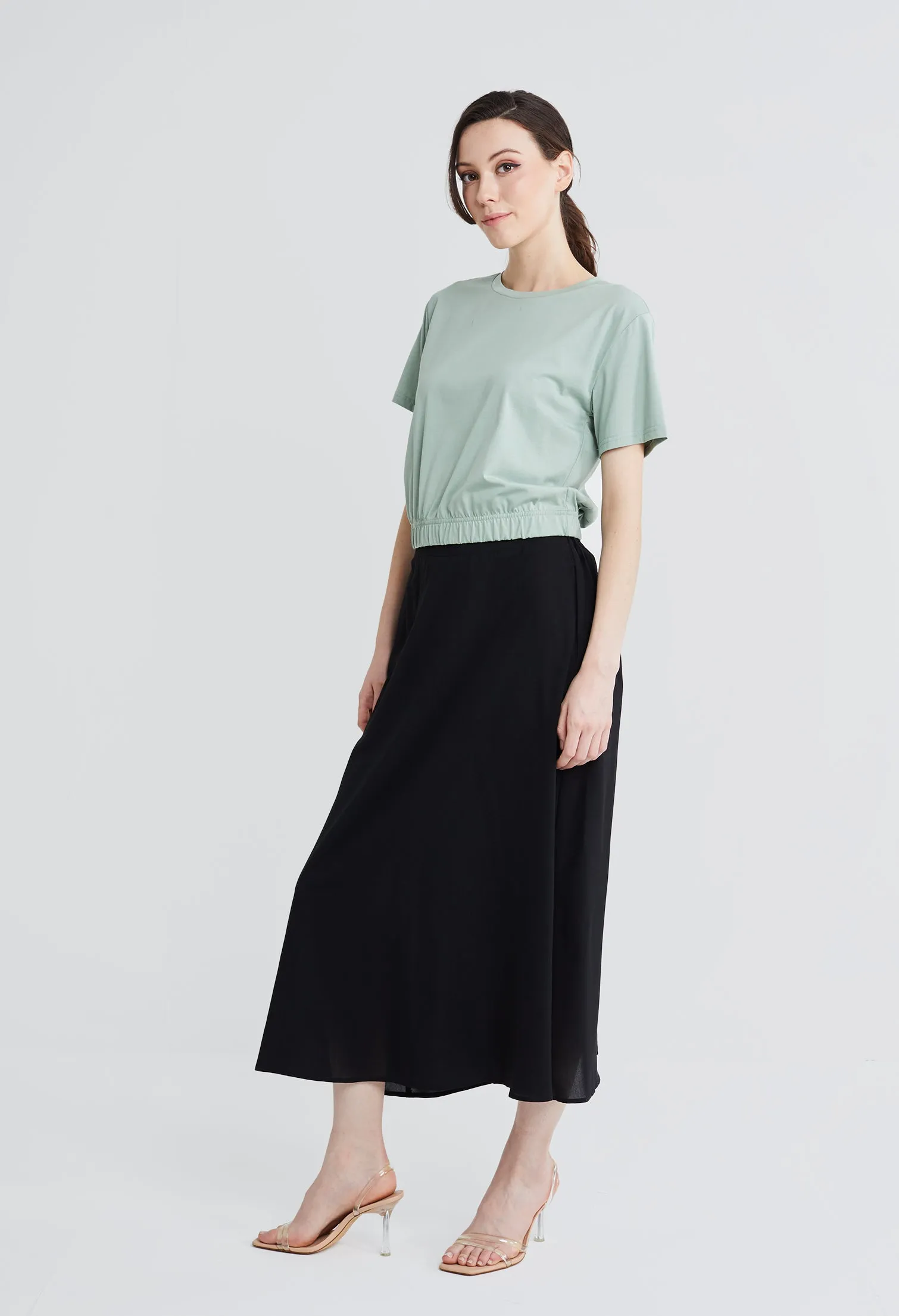 Relaxed Cropped Boxy Top