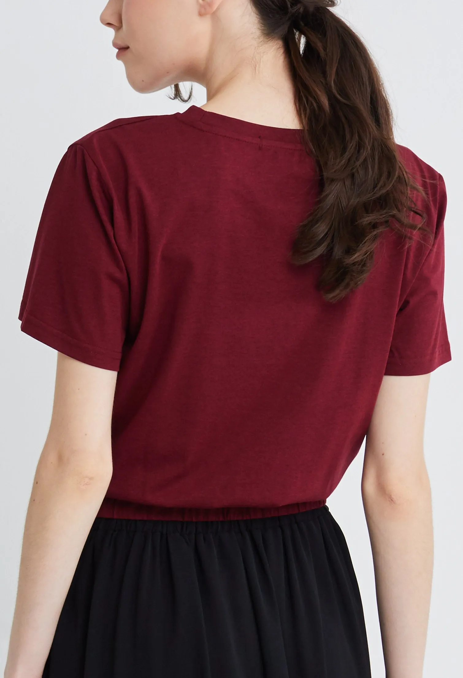 Relaxed Cropped Boxy Top