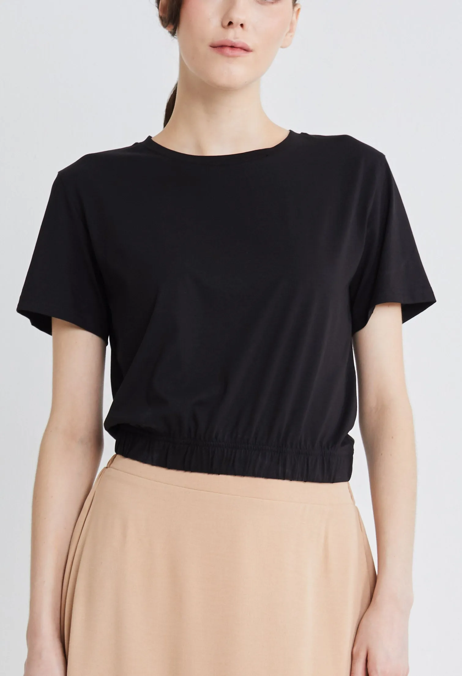 Relaxed Cropped Boxy Top