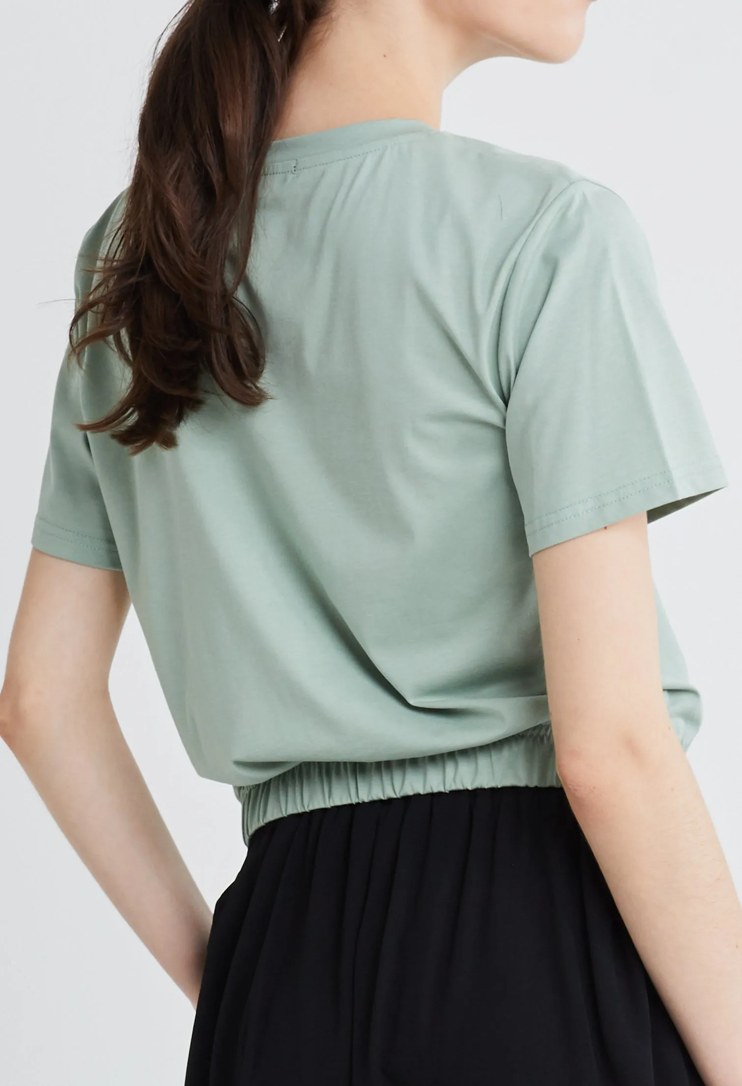 Relaxed Cropped Boxy Top