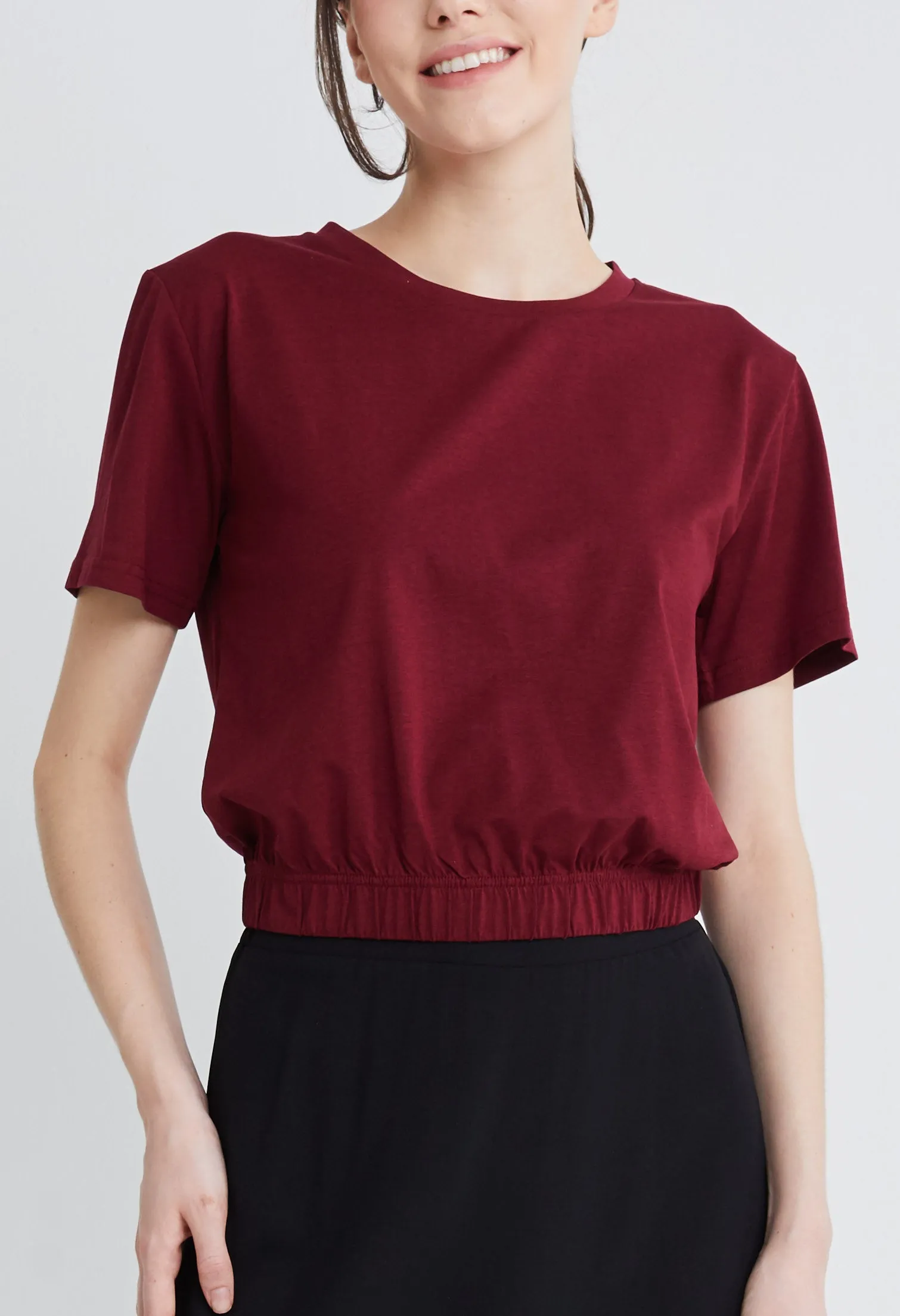 Relaxed Cropped Boxy Top