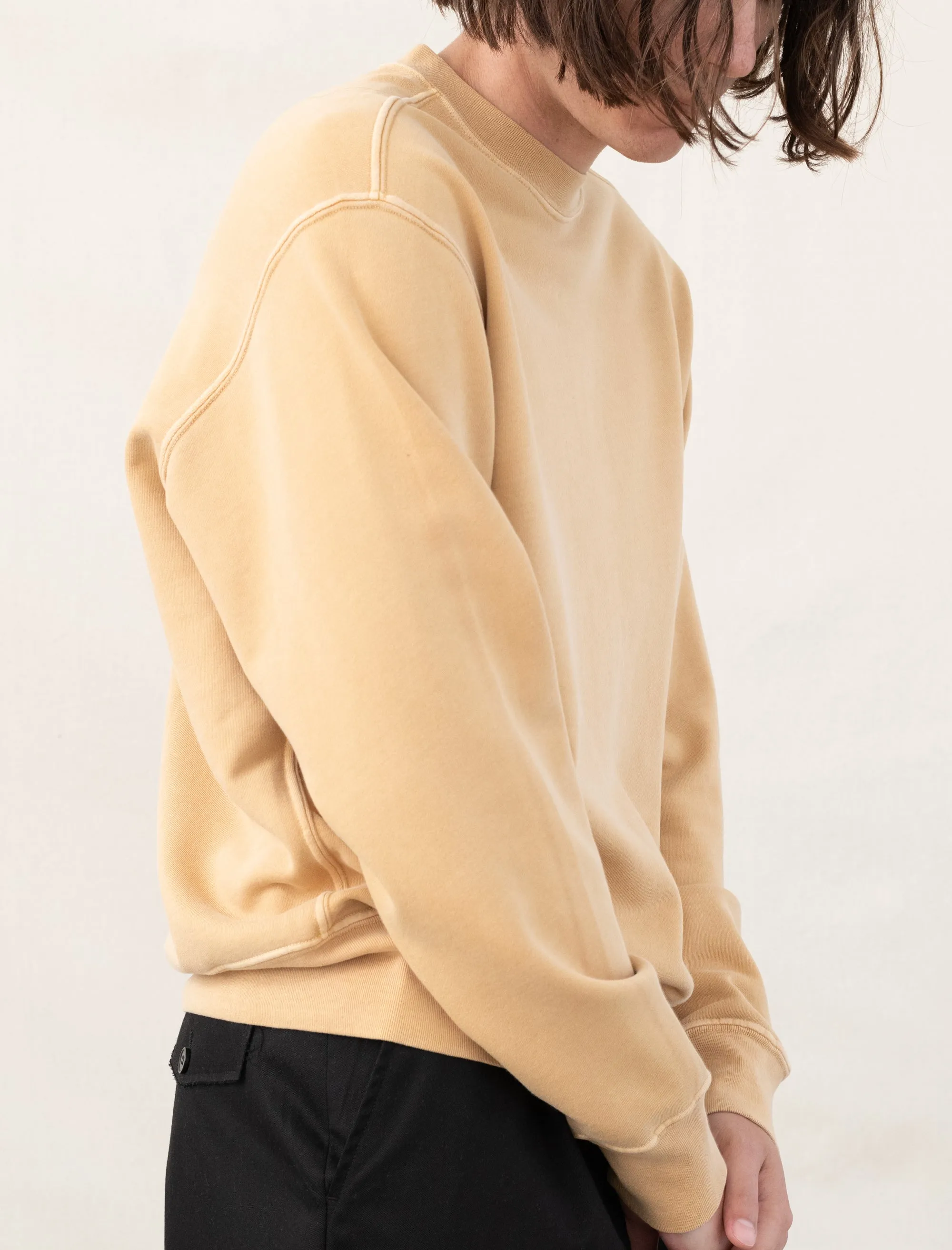 Relaxed Sweatshirt (Mustard Pigment)