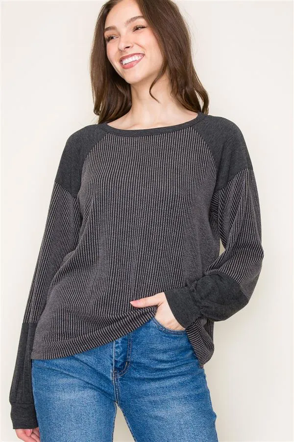 Rileigh Ribbed Tops - 3 Colors!