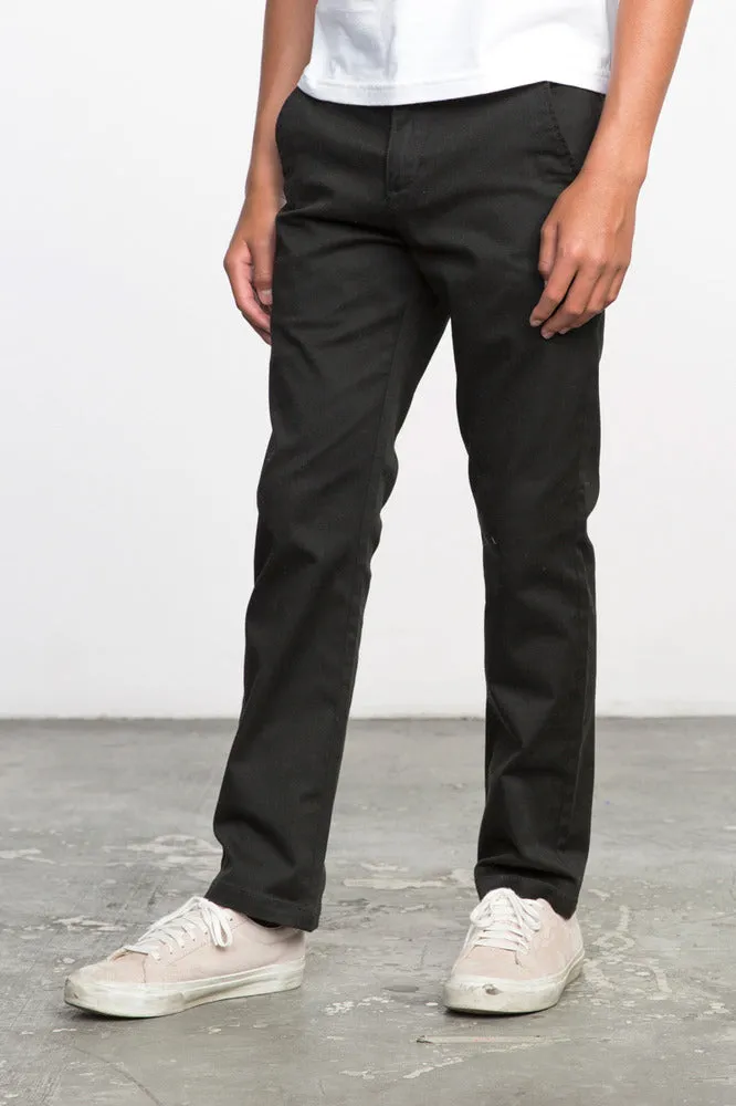 RVCA Weekday Boys Pants - Black