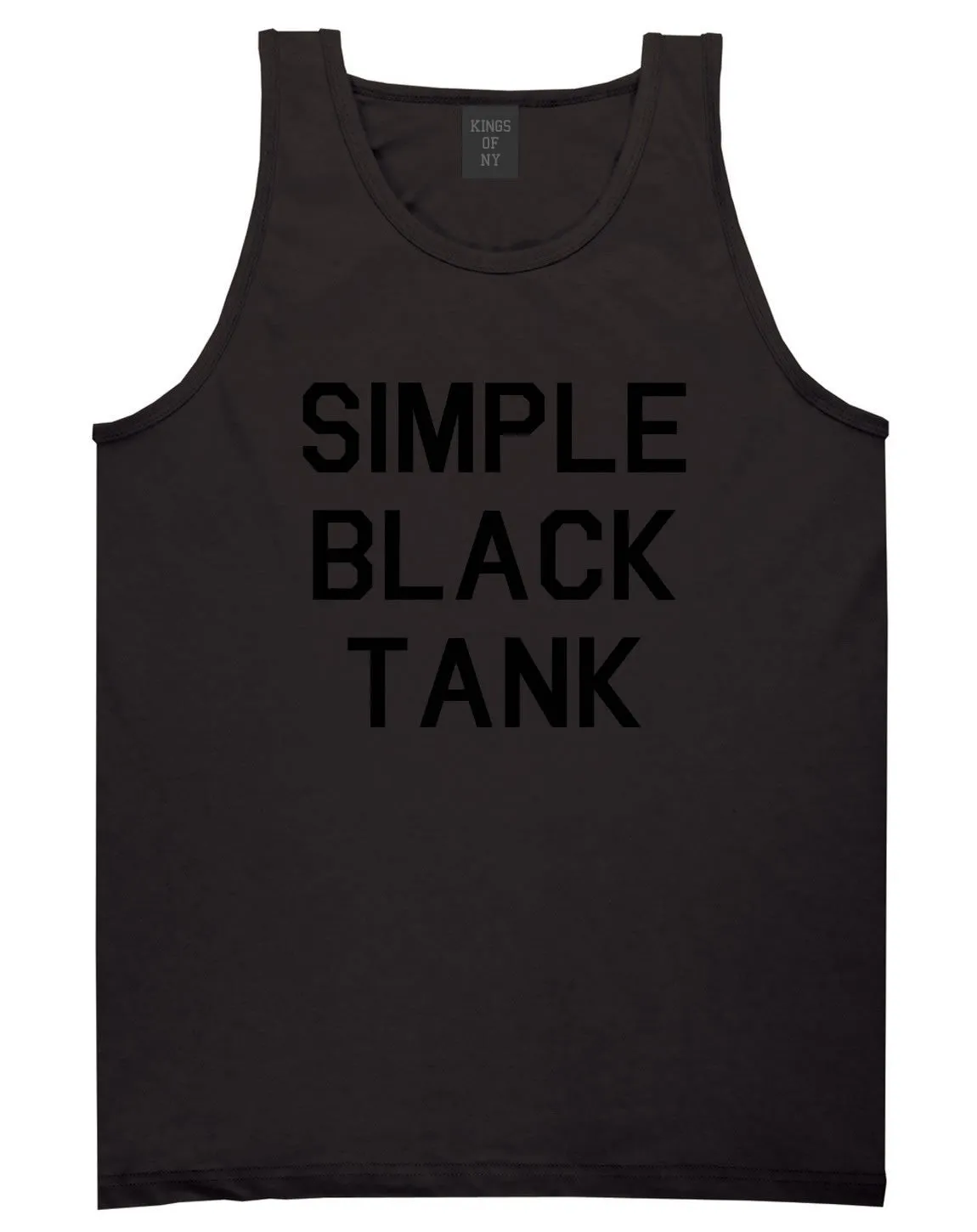 Simple Black Tank Top