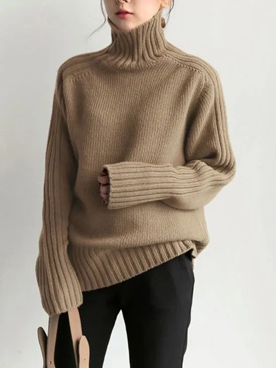 Simple Turtleneck Sweater