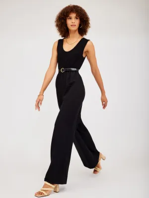 Sleeveless Wide Leg Jumpsuit