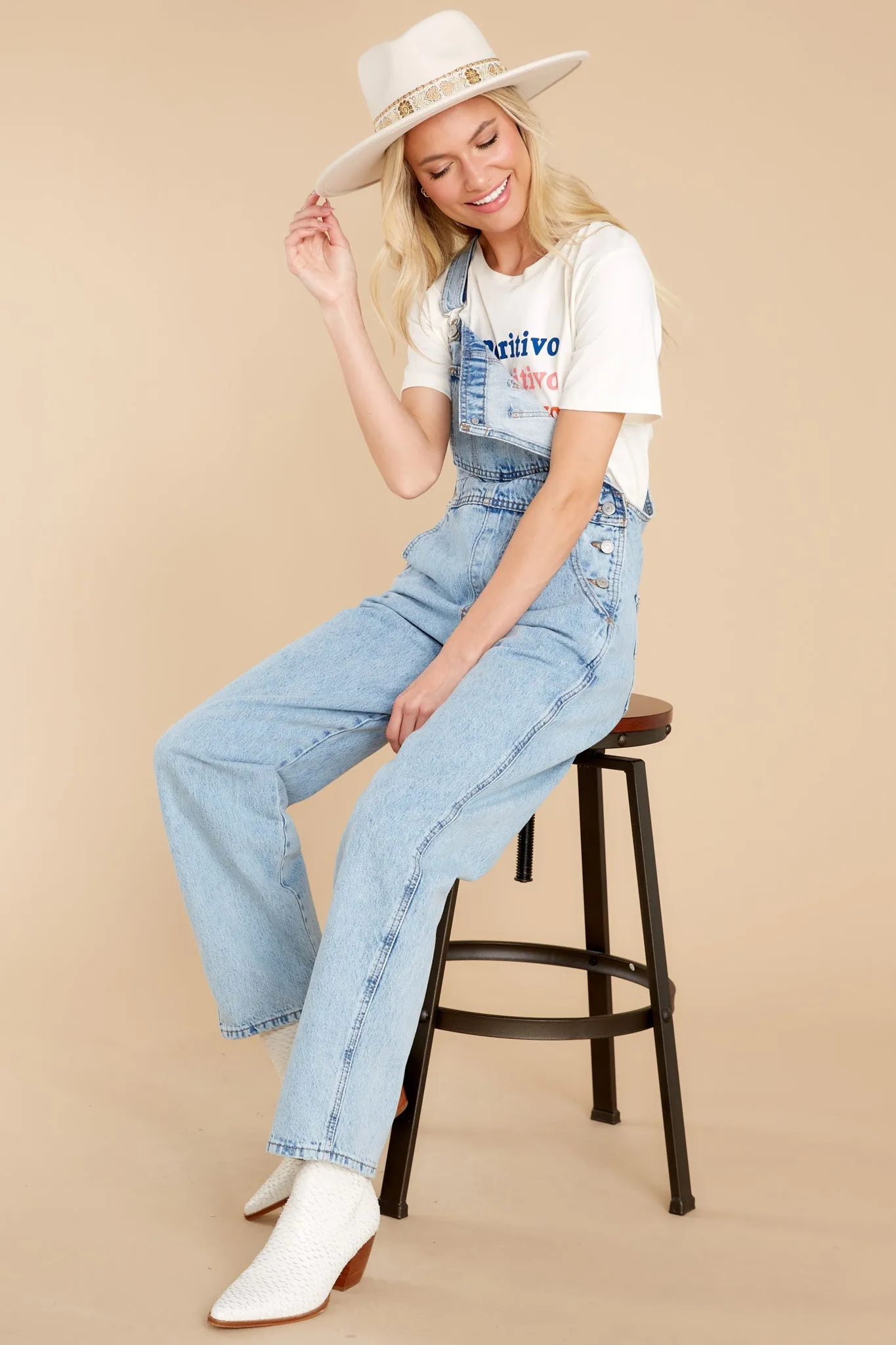 Vintage Denim Overalls In No Stone Unturned